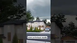 3D Exterior House Design Modern Design #3dexteriorrendering #3dexterior #architect #realestate