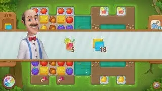 Gardenscapes.  2316 уровень.