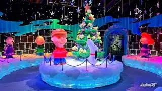 ICE! Charlie Brown Christmas & Ice Slides Attraction | Incredible ICE Sculptures