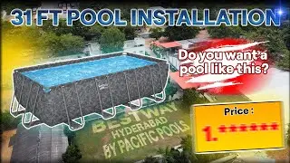 Want a 31ft Pool with a Deck Like This? Watch the Full Setup!