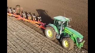 Plowing John Deere 7930 in Denmark for a DRONE // orka John Deere 7930 w Danii z DRONA