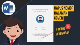 Cara mengHapus Nomor Halaman di Cover/Halaman Awal di Ms.  Word
