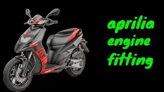 Aprilia Sr 150 Half Engine Fitting ! Kasa Kara