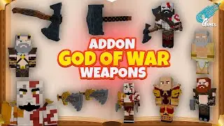 ⚡⚒ ADDON GOD OF WAR WEAPONS AND MYTHIC GODS para MINECRAFT BEDROCK/PE + 1.20 ⚡⚒