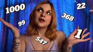 ASMR VISUAL MEDITATION: Can You Stay Awake? Countdown 1-1000 😴