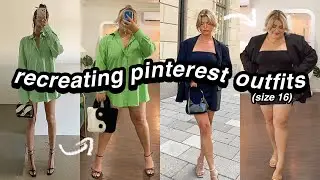 SIZE 16 GIRL recreates trendy summer pinterest outfits  ✨