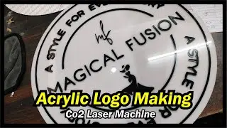 Acrylic Logo Making | Acrylic Logo #acryliclogo #lasercutting
