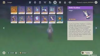u need clear the  labyrinth Warrior quest event for this Shiki koshou gadget - Genshin Impact