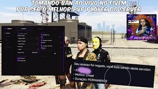 TOMANDO BAN AO VIVO NO FIVEM POR SER O MELHOR PVP PLAYER DO SERVER 😣 | FT. X666