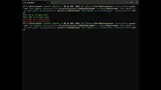 How to scan multiple ports using PowerShell script