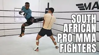 Sparring South African Pro MMA Fighters (UFC/ONE)