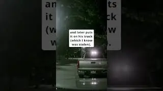 Truck Thief Caught Red-Handed!!!