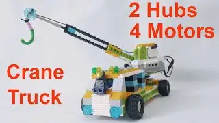 Wedo 2.0: Crane Truck with 2 Hubs and 4 Motors | Wedo Instructions