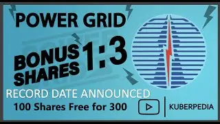 POWER GRID BONUS ISSUE ||  1:3 Share || Record Date || Kab Tak Buy Karna hai for Bonus || All Q&A ||