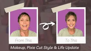 Makeup, Pixie Cut Style & Life Update (Using Ghost hair products!)