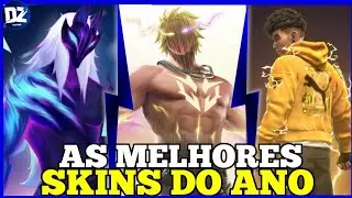 AS 10 MELHORES SKINS DO ANO NO FREE FIRE!