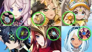 All Known Natlan Character Visions from Natlan Teasers | Genshin Impact (原神)