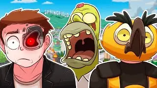 We played Left4Doh2 with Homer Simpson.