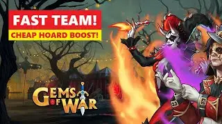 Gems of War Nightmare Circus Faction Assault! Fast Best NO MYTHIC Team! Hoard Level 100 Quality 10