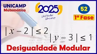 Questão 52 UNICAMP 2025 | Desigualdades com Módulos | Matemática 1ª Fase