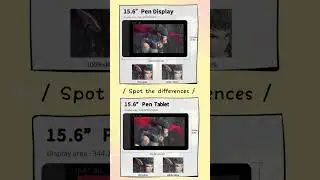 🔎Spot The Difference Challenge - GAOMON PD1560 Pen Display🔍