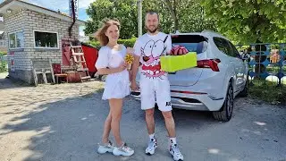 Едем на день рождения к Бабушке. Заехали на Дачу