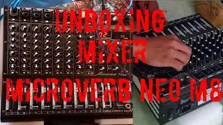 Unboxing mixer microverb neo M8