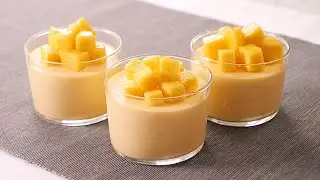 Mango Mousse - Easy and Creamy Dessert (only 4 Ingredients)