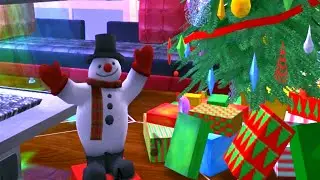 Snowman 2.  The Sims 2.  music. Christmas. imho