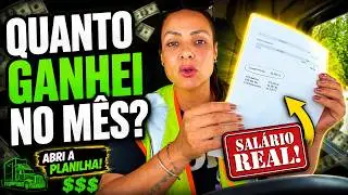 HOW MUCH DID I MAKE IN A MONTH AS A TRUCKER IN THE USA? JULIA PRADO REVEALS ALL!