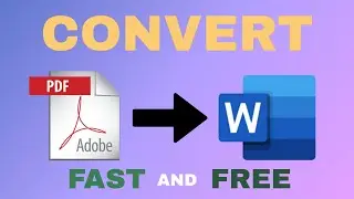 How to Convert a PDF to a Word Document for FREE in 2022