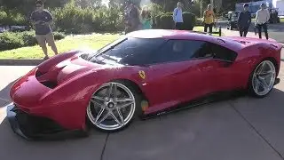 The One-Off Ferrari P80/C at the Quail | Cold Startup and Engine sound!
