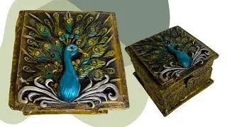 DIY Peacock- Jewelry Box | Easy Step-by-Step