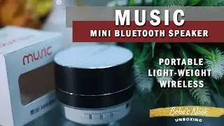 MUSIC MINI BLUETOOTH SPEAKER | UNBOXING AND SPECIFICATIONS