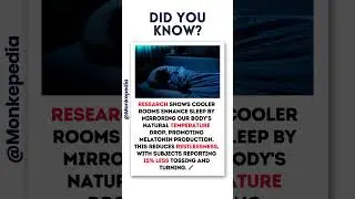 Cool Sleep ❄️| #didyouknow #factsdaily #amazing #facts #shorts #ytshorts #SleepResearch