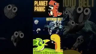 ASTEROID BELT #space  #planets  #dinosaur