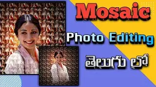 Mosaic Photo Editing In Telugu|| College Style Photo Editing in PicsArt