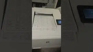 HP Color LaserJet Pro M452dw networked duplex color print job