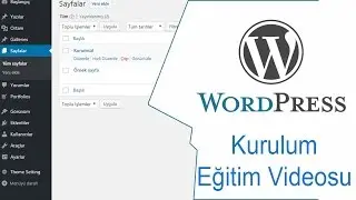 Adım Adım Word Press Kurulum Videosu