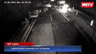 Dopravná nehoda na stavenisku na D1 pri Východnej