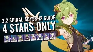 How to DESTROY 3.2 Abyss 12 (with ONLY 4 Stars Weapon and Characters)