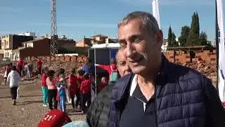 Primera jornada de la plantació d'arbres de Kronospan a l'Aldea