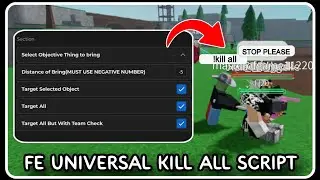 [ FE ] Universal Kill All Script Hack - ROBLOX SCRIPTS - Troll All Players in Many Games