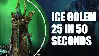 Ice Golem 25 In 50 Seconds¦ 100% Win Rate ¦ Speedrun ¦ Raid Shadow Legends
