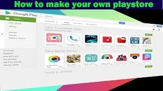 How To Make Own Website Like Play Store Without Skills In Hindi/Urdu