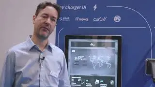 Touch-based Electric Vehicle Charger Interface built with Slint