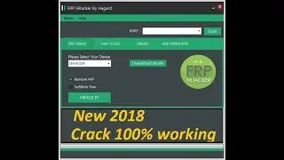 Frp Hijacker by Hagard V1.0 setup  frp reset tool 100% working and tested. 2018