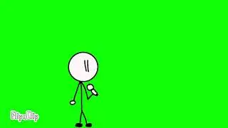 Green screen stick man (fnf animation) with triple trouble part 1.