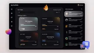 Create A Dashboard With Tilt Card Effect Using HTML CSS and Vanilla Javascript  | Speed Code