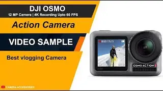 Best Vlogging Camera | DJI OSMO Action Camera | Dual Screen | 12 MP Camera | 4K Recording 60 FPS